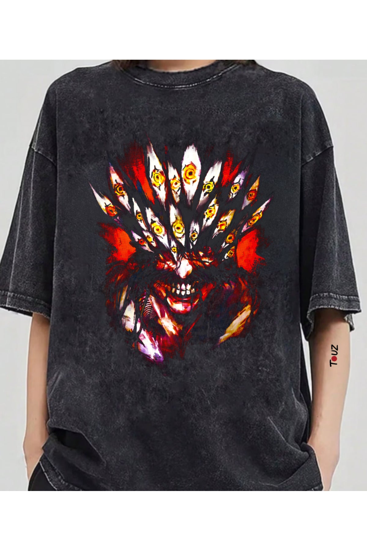 Anime Alucard Baskılı Unisex Oversize T-Shirt