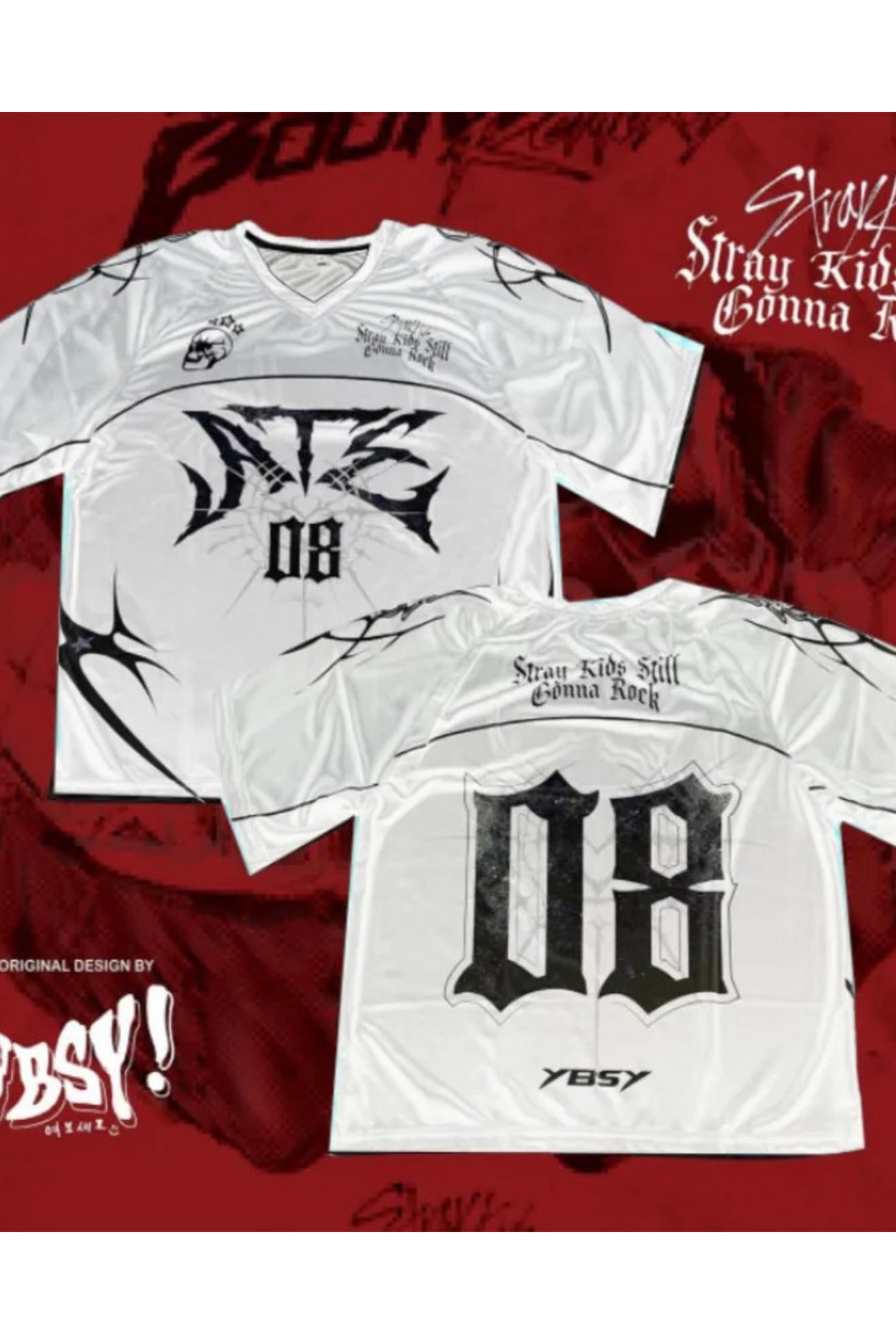 Anime Stray Kids Karma SKZ Jersey T-shirt Forma