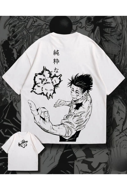 Jujutsu Kaisen Baskılı Unisex Oversize T-Shirt