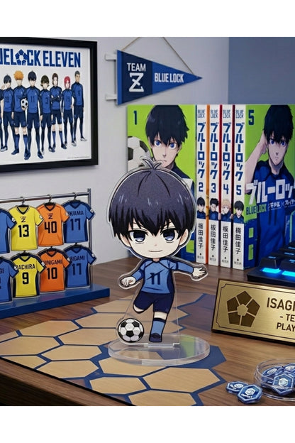 Anime Blue Lock Isagi Temalı Masaüstü Hediyelik Figür