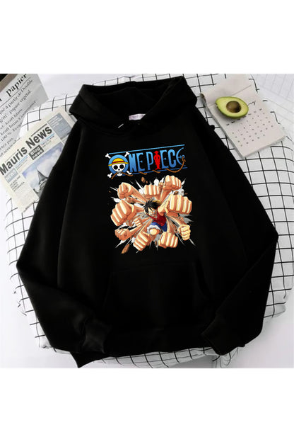 Anime One Piece Monkey D. Luffy Oversize Hoodie
