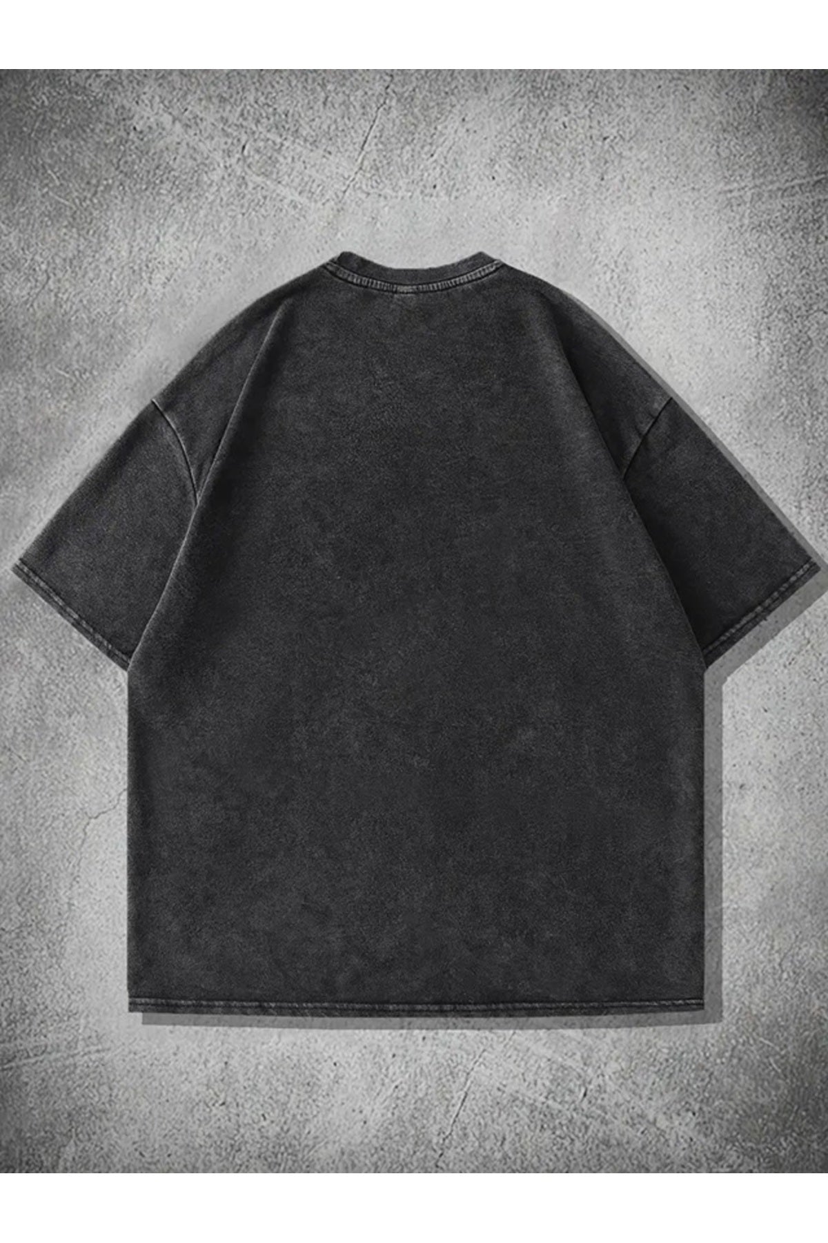 Anime Jujutsu Kaisen Baskılı Oversize Vintage Tshirt