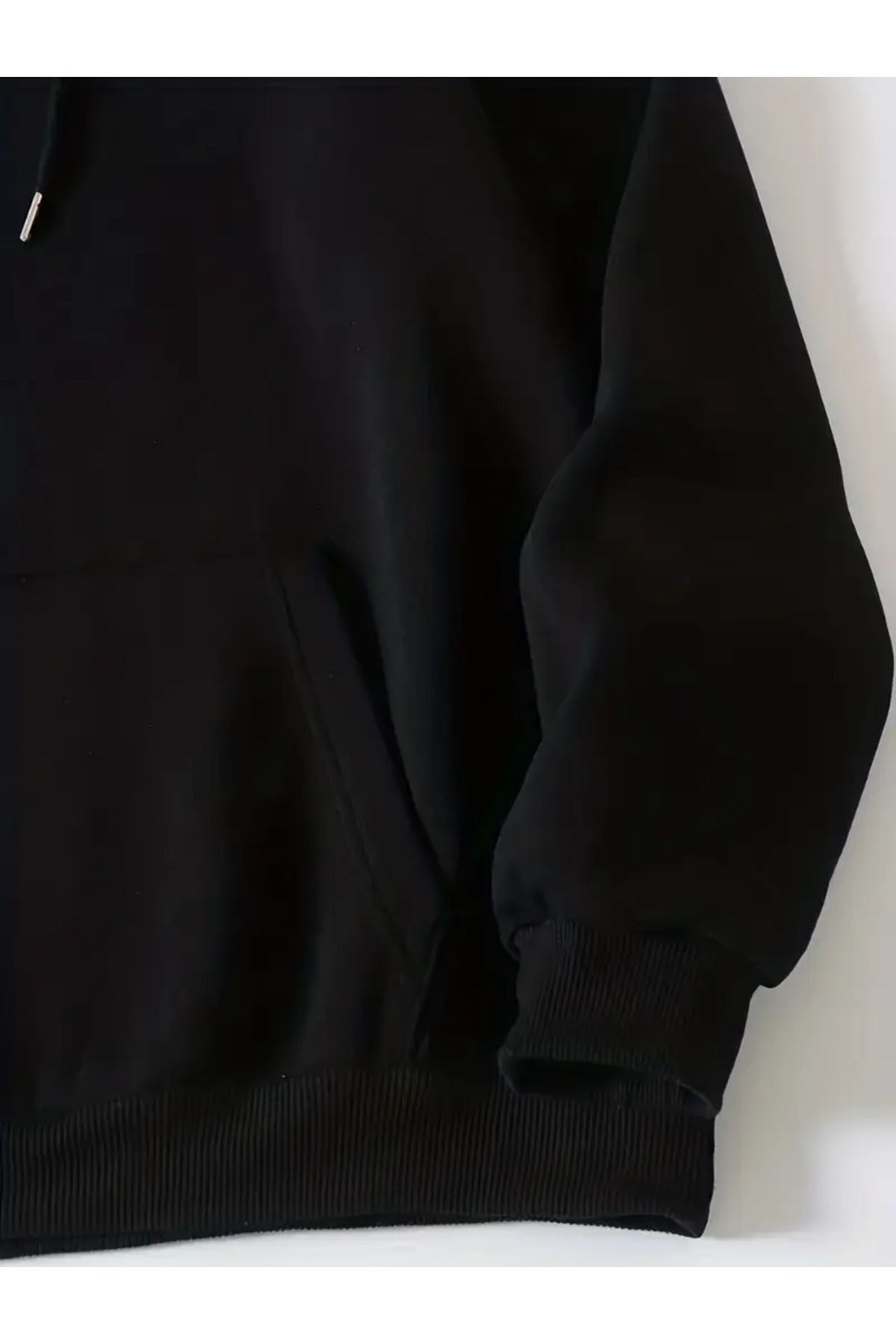 Anime Totoro Baskılı Unisex Oversize Kapüşonlu Sweatshirt Hoodie