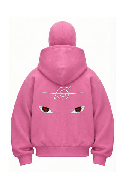 Kar Maskeli Balaclava Anime Naruto Series Baskılı Ninja Hoodie Sweatshirt