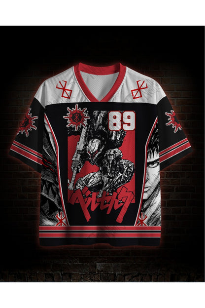 Anime Berserk Guts Jersey T-shirt Forma