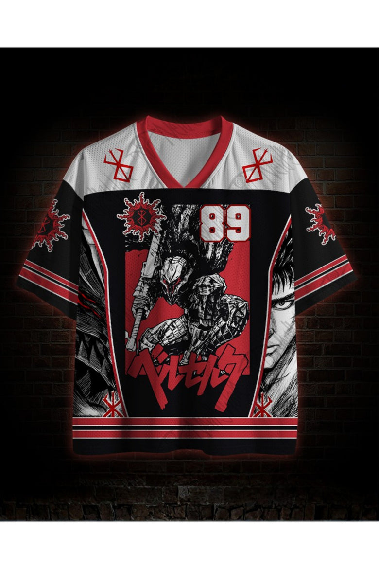 Anime Berserk Guts Jersey T-shirt Forma