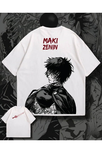 Jujutsu Kaisen Baskılı Unisex Oversize T-Shirt