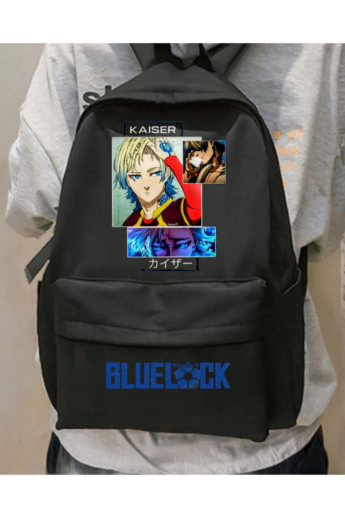 Anime Blue Lock Baskılı Sırt Çantası