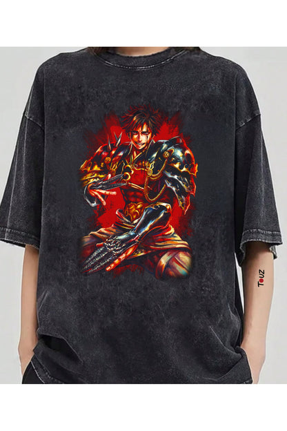 Anime Record Of Ragnarok Baskılı Unisex Oversize T-Shirt