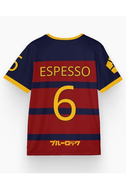Anime Blue Lock Barcha T Shirt Soccer Jersey
