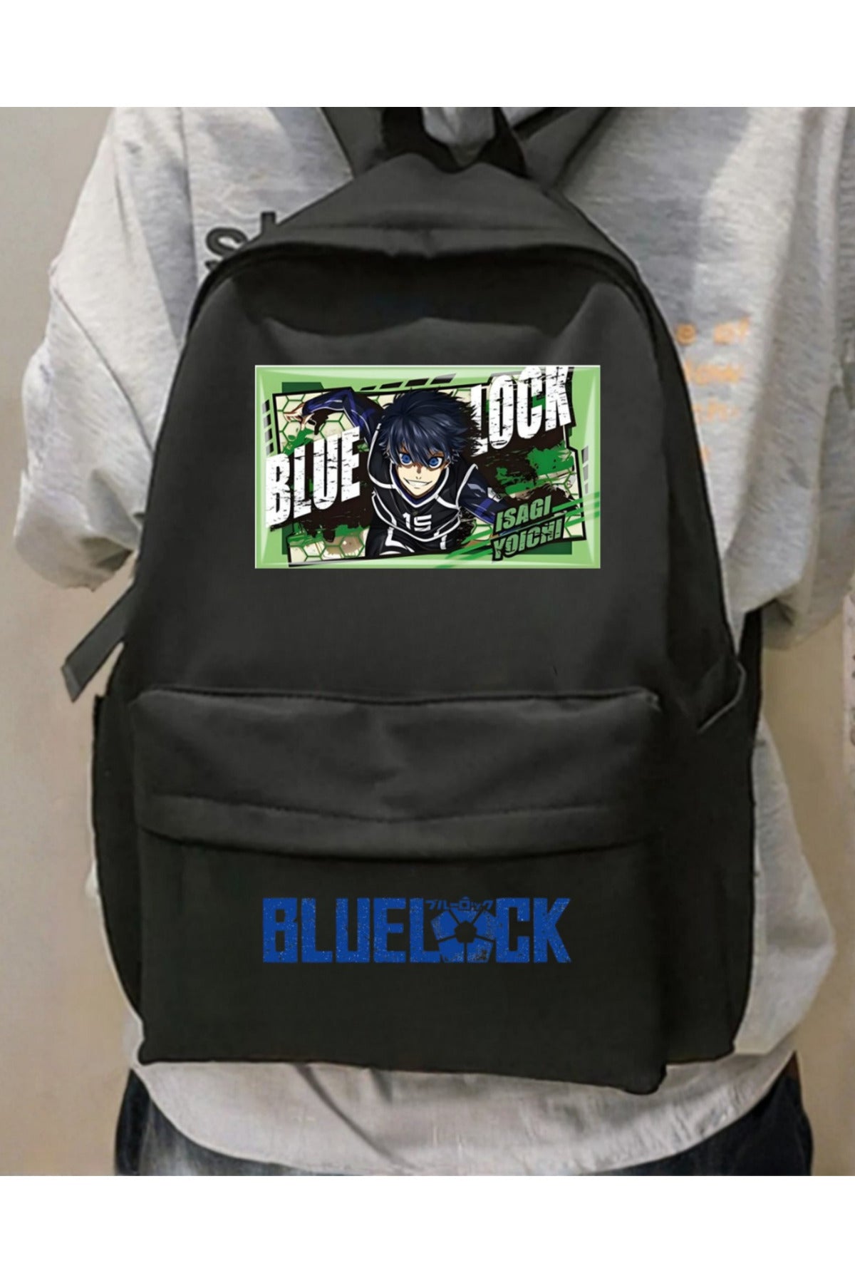 Anime Blue Lock Baskılı Sırt Çantası