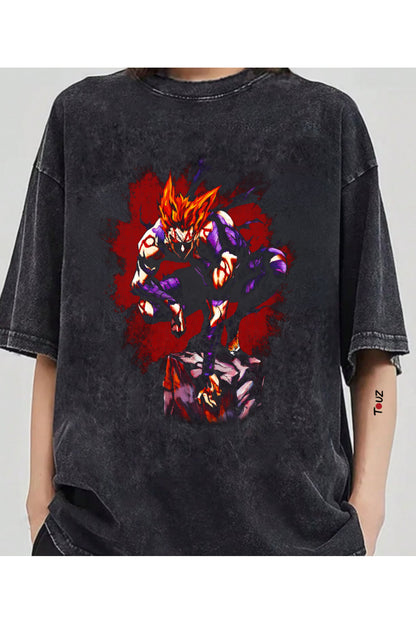 Anime One Punch Man Garou Baskılı Unisex Oversize T-Shirt