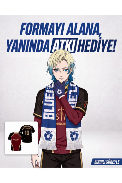Anime Blue Lock Unisex Forma Unisex T-shirt (ATKI HEDİYELİ)