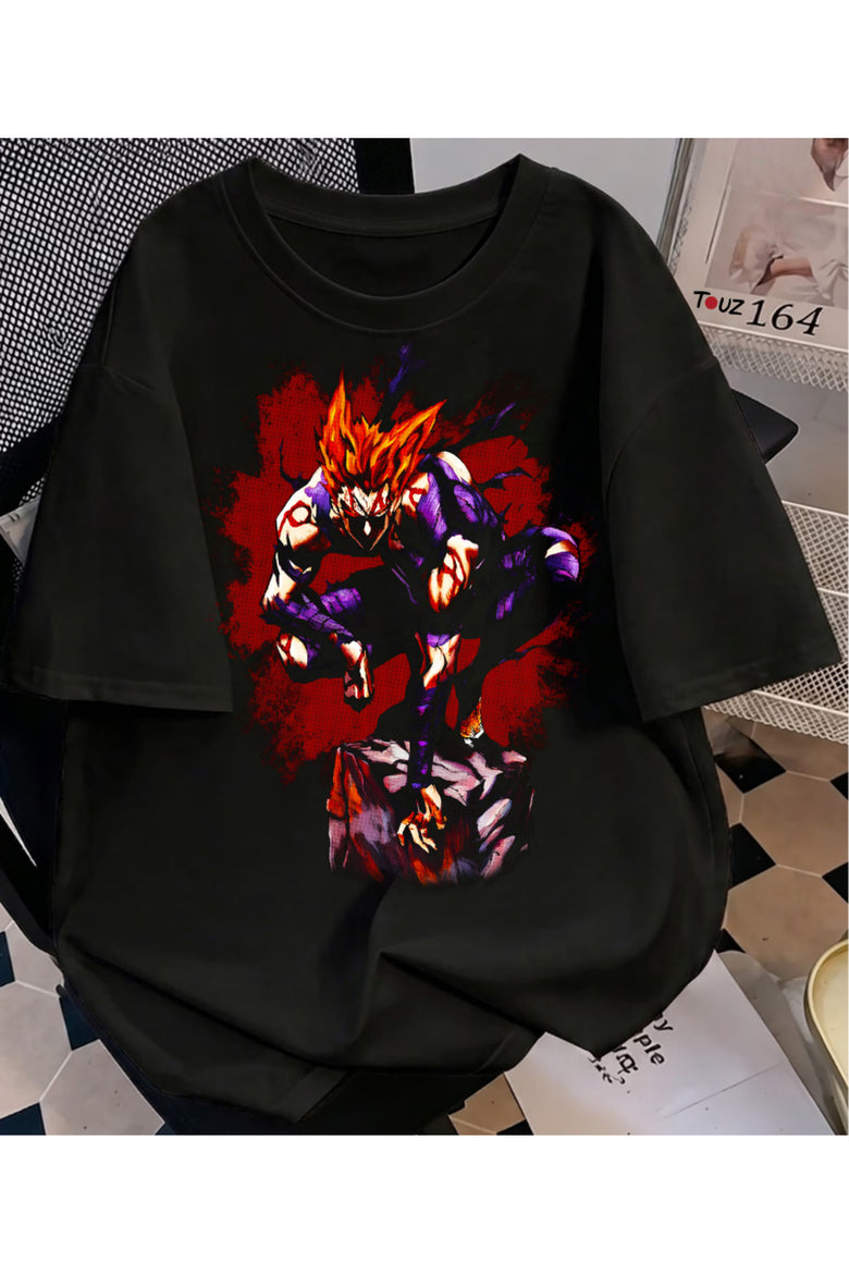 Anime One Punch Man Garou Baskılı Unisex Oversize T-Shirt