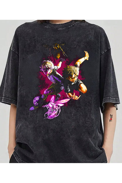 Anime BlueLock Bachira Baskılı Unisex Oversize T-Shirt