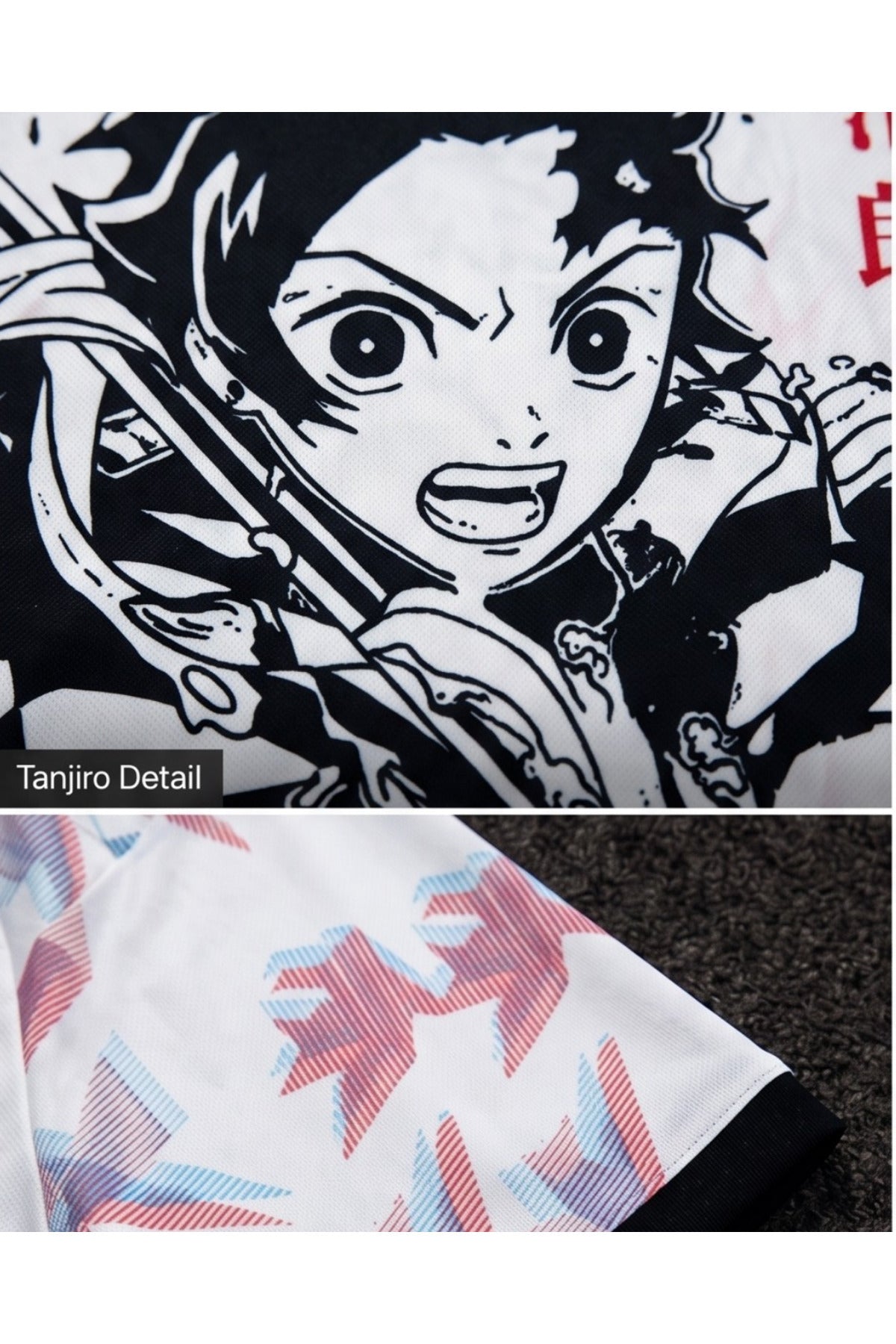 Anime Demon Slayer Jersey T-shirt Forma