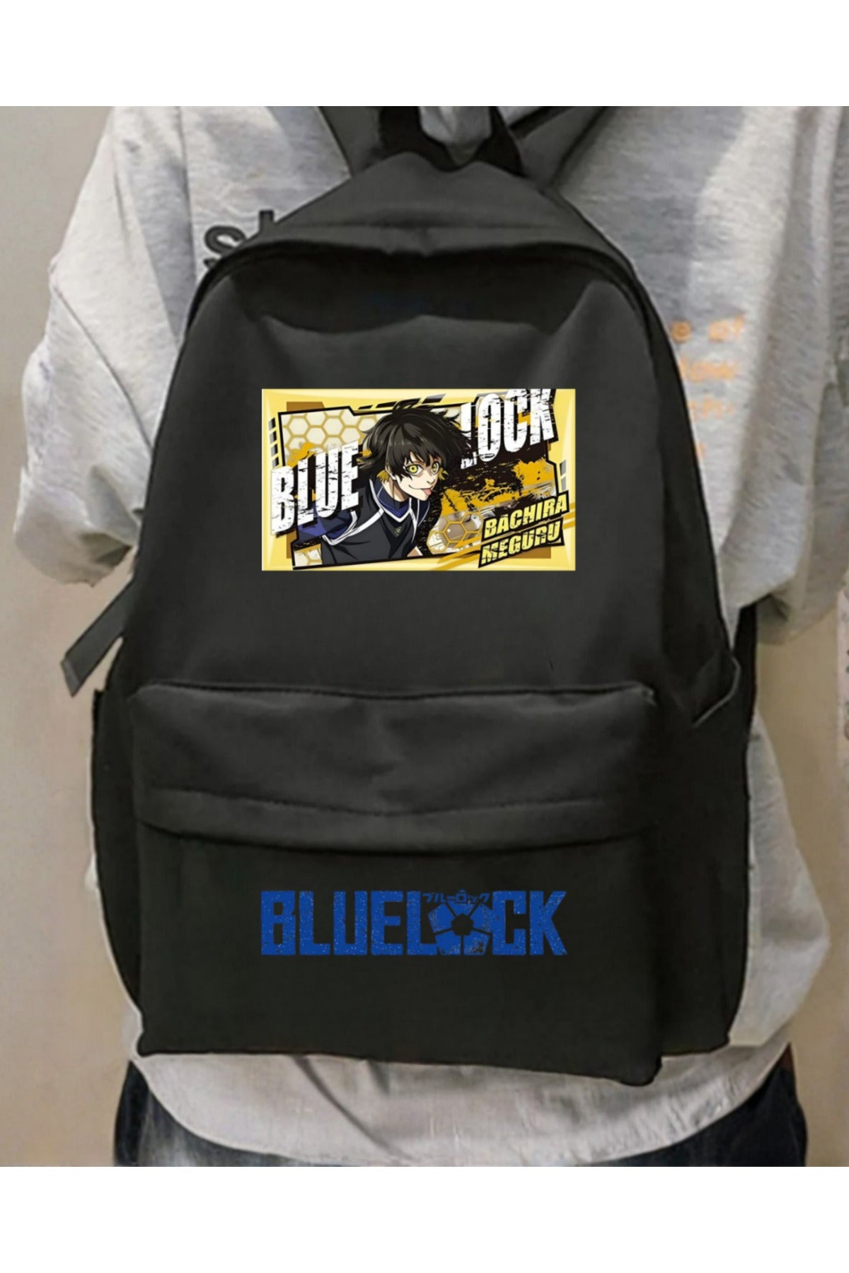 Anime Blue Lock Baskılı Sırt Çantası