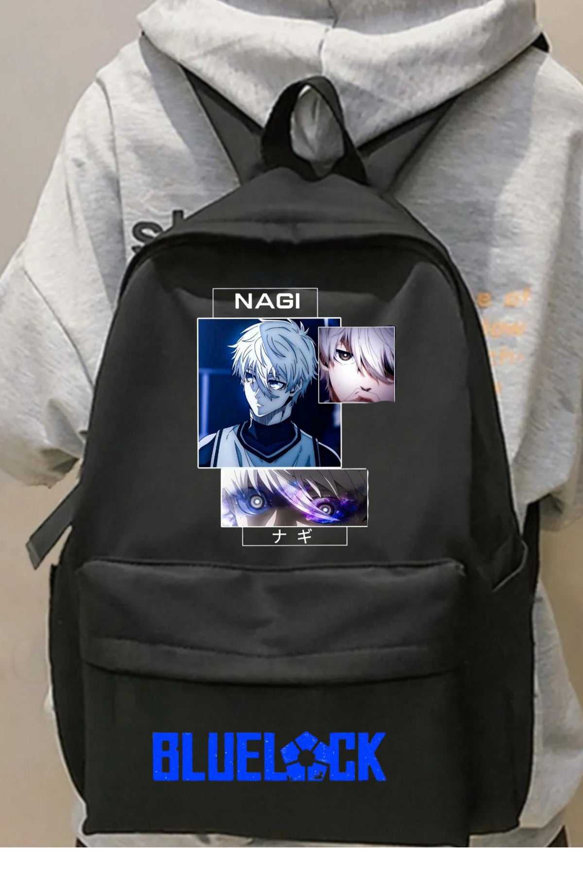 Anime Blue Lock Baskılı Sırt Çantası