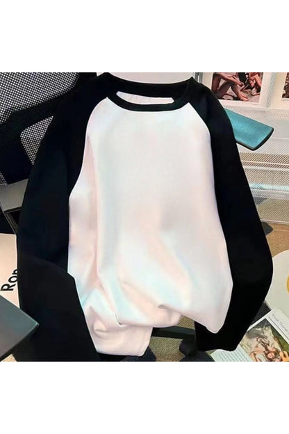 Anime Legend Luffy Baskılı Reglan Uzun Kollu Baskılı Beyaz T-Shirt