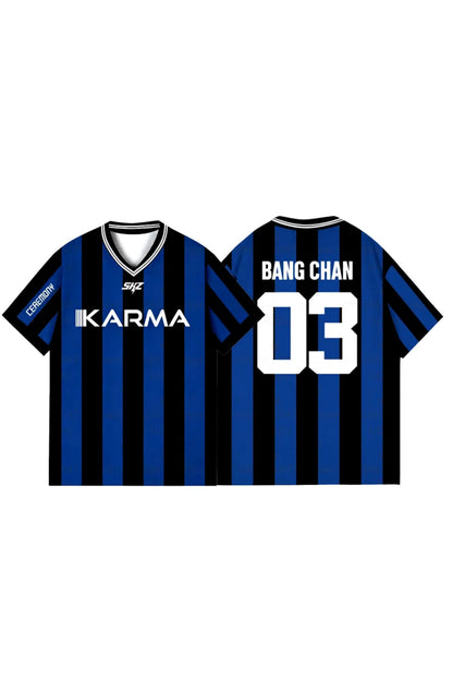 Anime Stray Kids Karma SKZ Jersey T-shirt Forma
