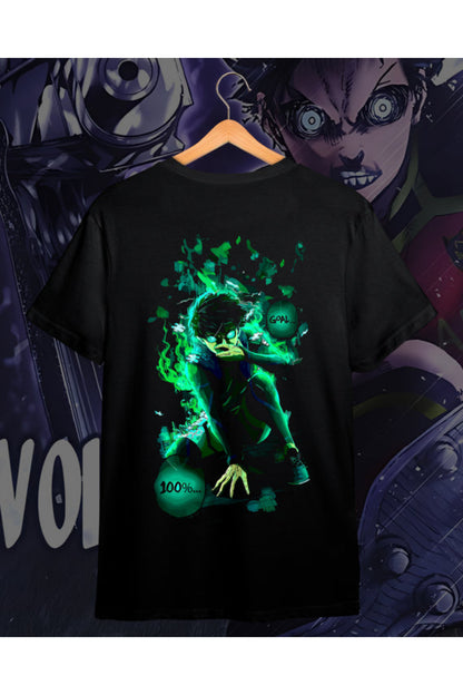 Anime Blue Lock Isagi Baskılı Unisex Oversize T-Shirt