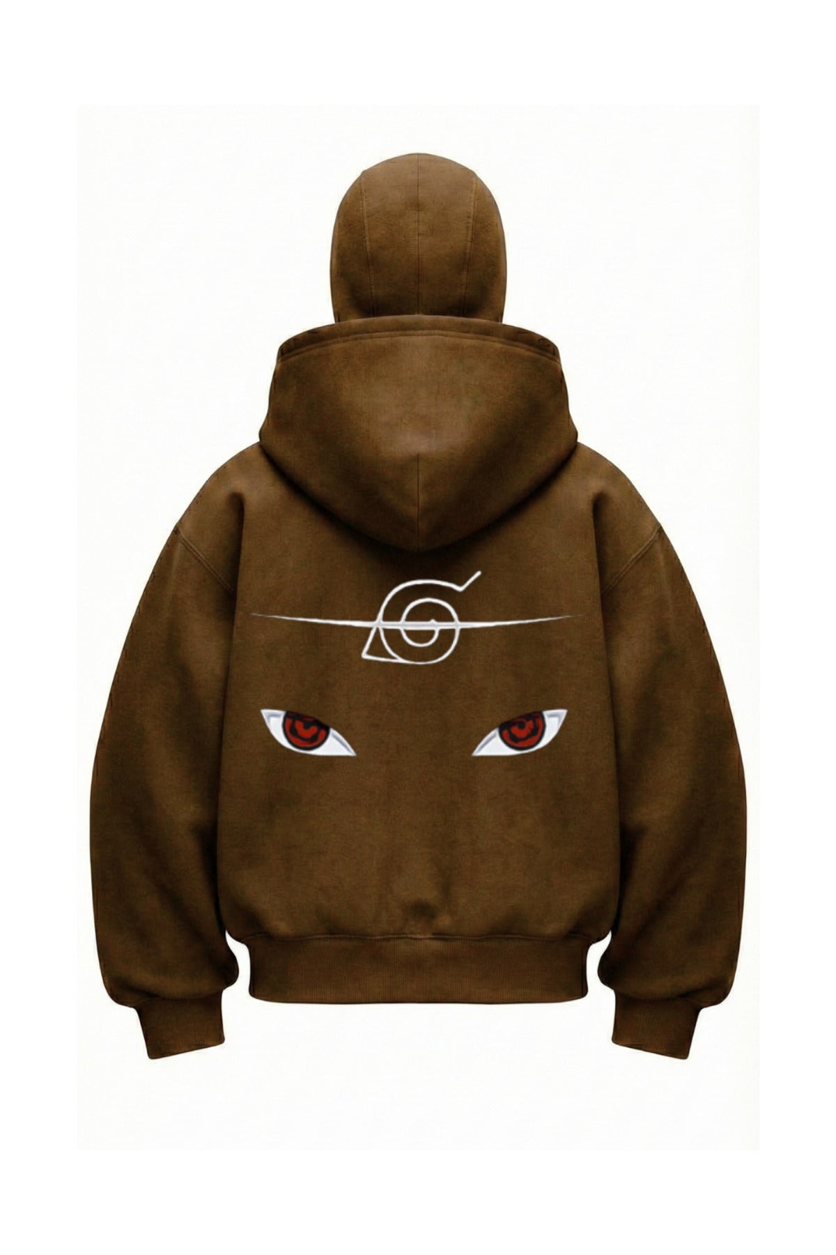 Kar Maskeli Balaclava Anime Naruto Series Baskılı Ninja Hoodie Sweatshirt