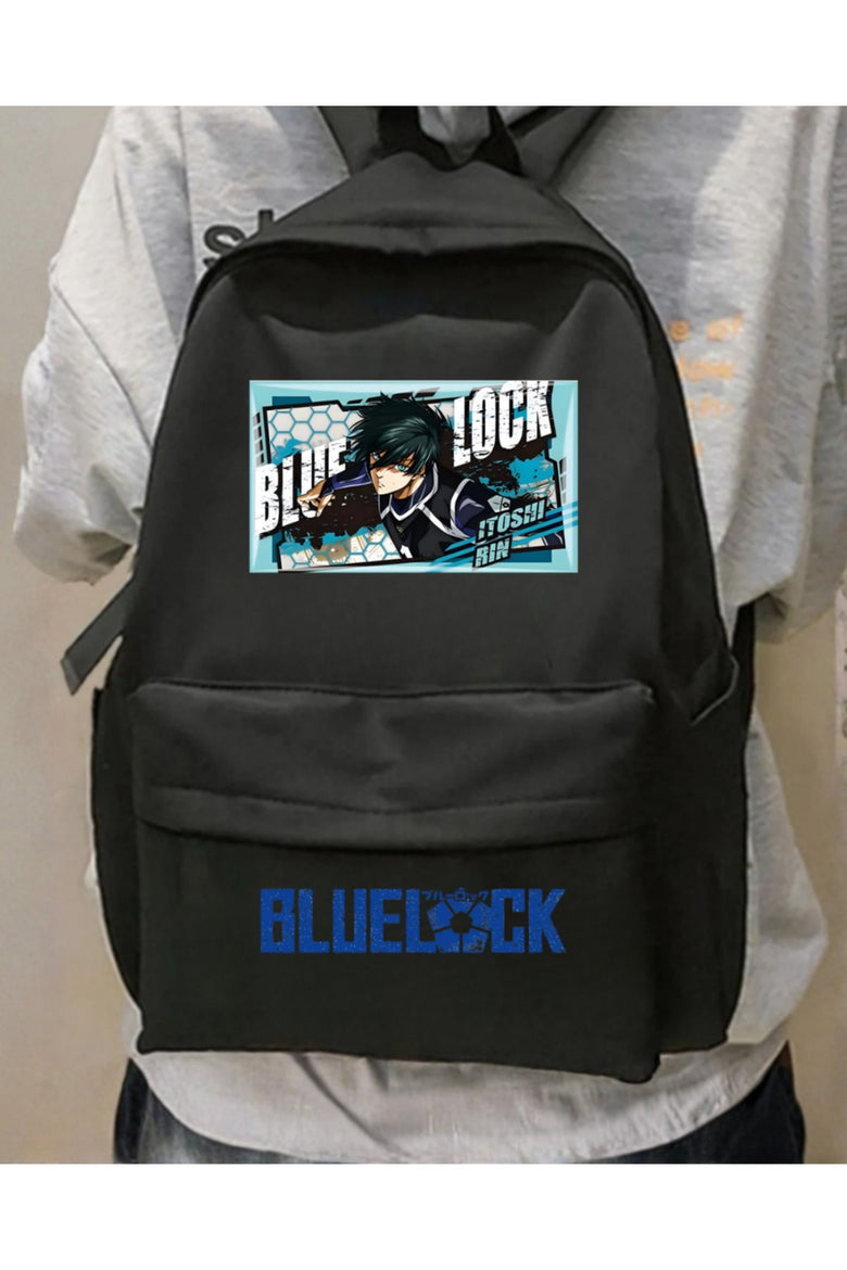 Anime Blue Lock Baskılı Sırt Çantası