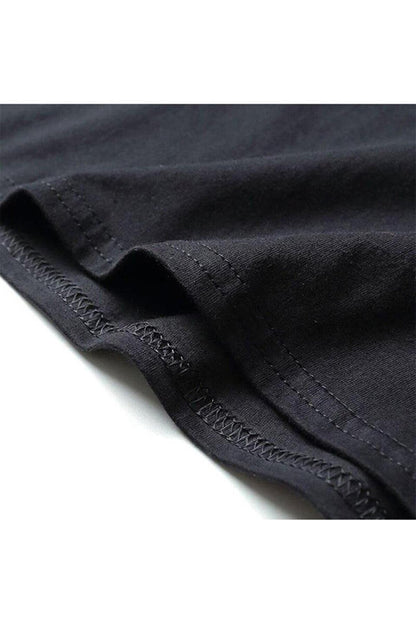 Dompuleri Moda Jujutsu Kaisens Baskılı Siyah Unisex Oversize T-shirt