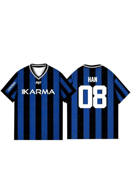 Anime Stray Kids Karma SKZ Jersey T-shirt Forma