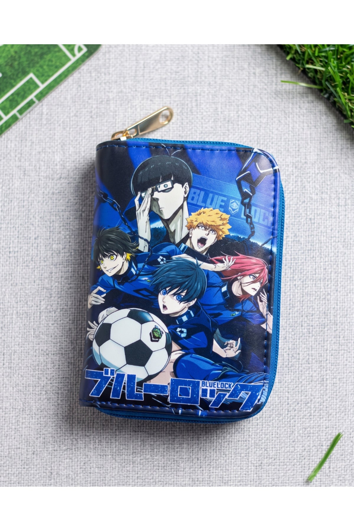 Anime BlueLock Fermuarlı Cüzdan Kartlık