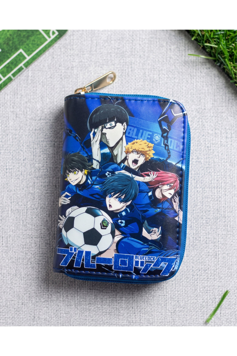 Anime BlueLock Fermuarlı Cüzdan Kartlık