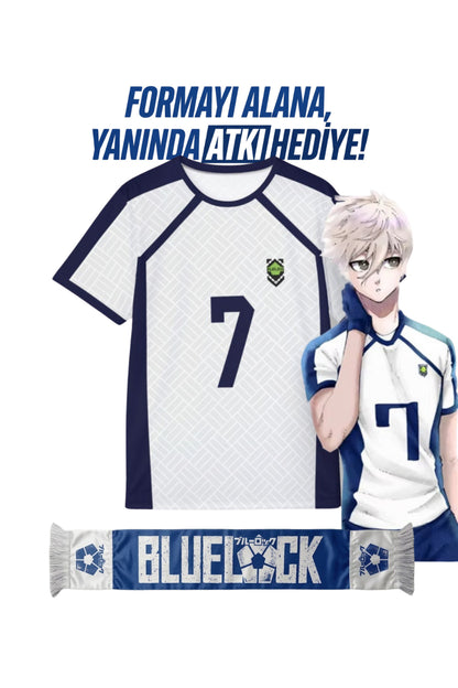 Anime Blue Lock Unisex Forma Unisex T-shirt (ATKI HEDİYELİ)