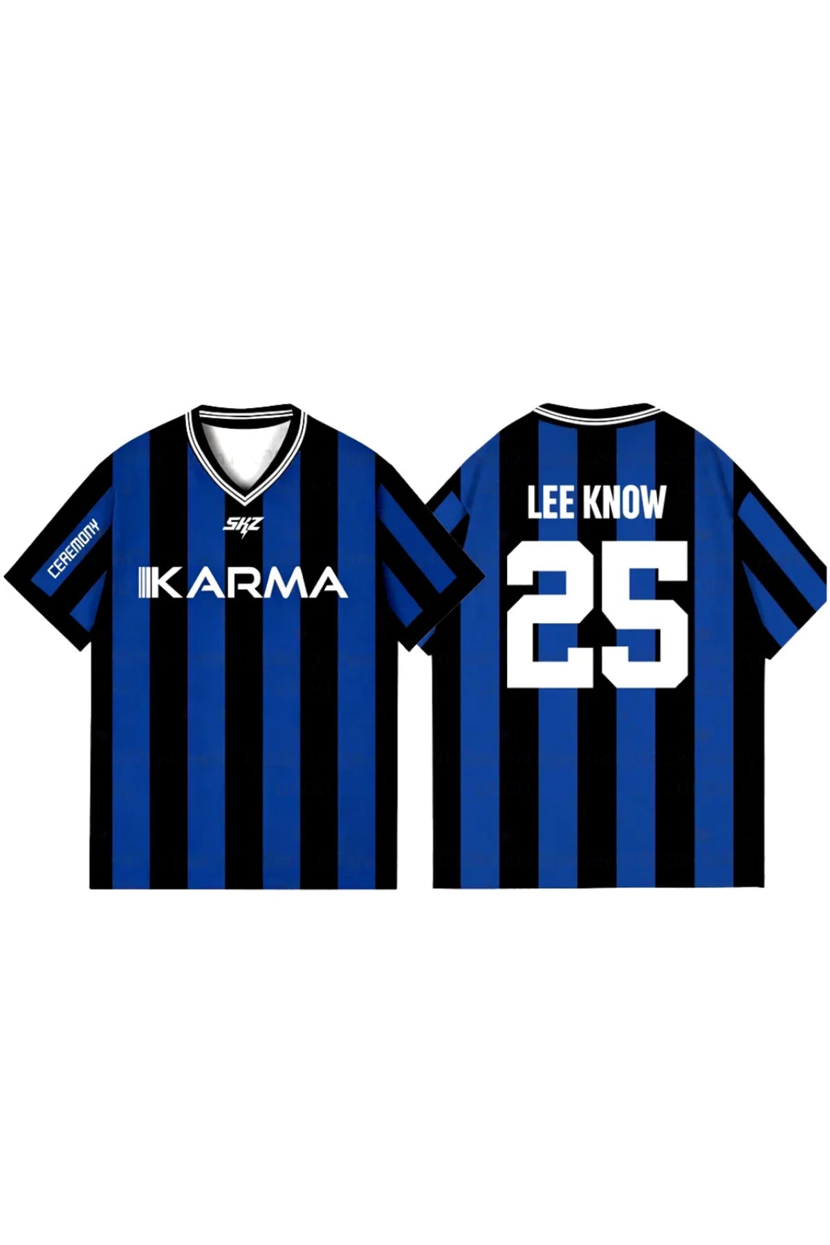 Anime Stray Kids Karma SKZ Jersey T-shirt Forma