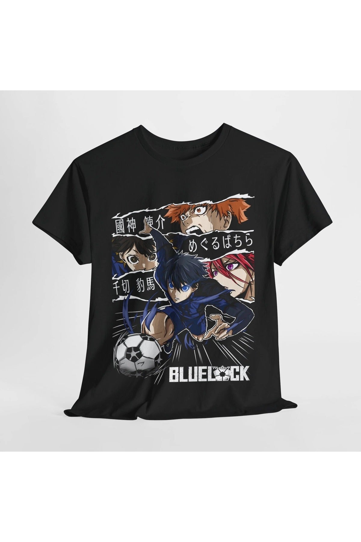 Anime Bluelock Baskılı Unisex Oversize T-Shirt