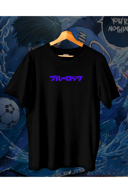 Anime Blue Lock Isagi Baskılı Unisex Oversize T-Shirt