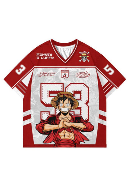 Anime One Piece Jersey T-shirt Forma
