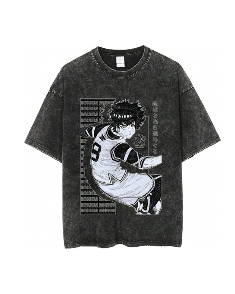 Anime Blue Lock Temalı Oversize Unisex T-Shirt