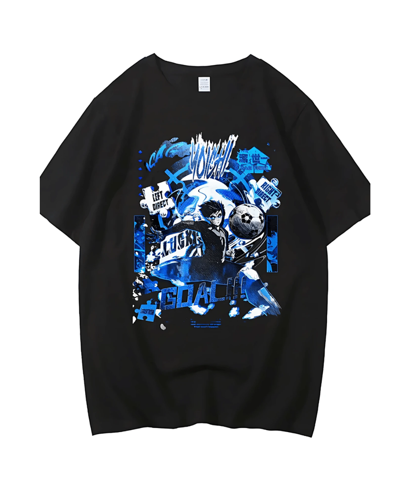 Anime Blue Lock Temalı Oversize Unisex T-Shirt