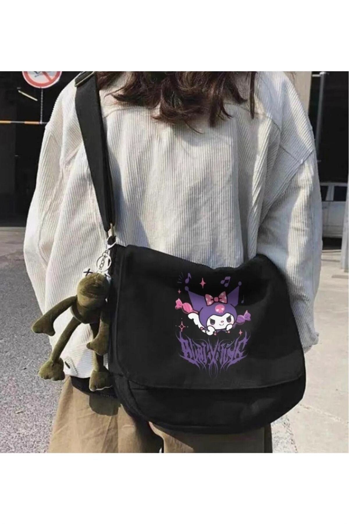 Niiss Butik Harajuku Anime Kuromi Postacı Çantası