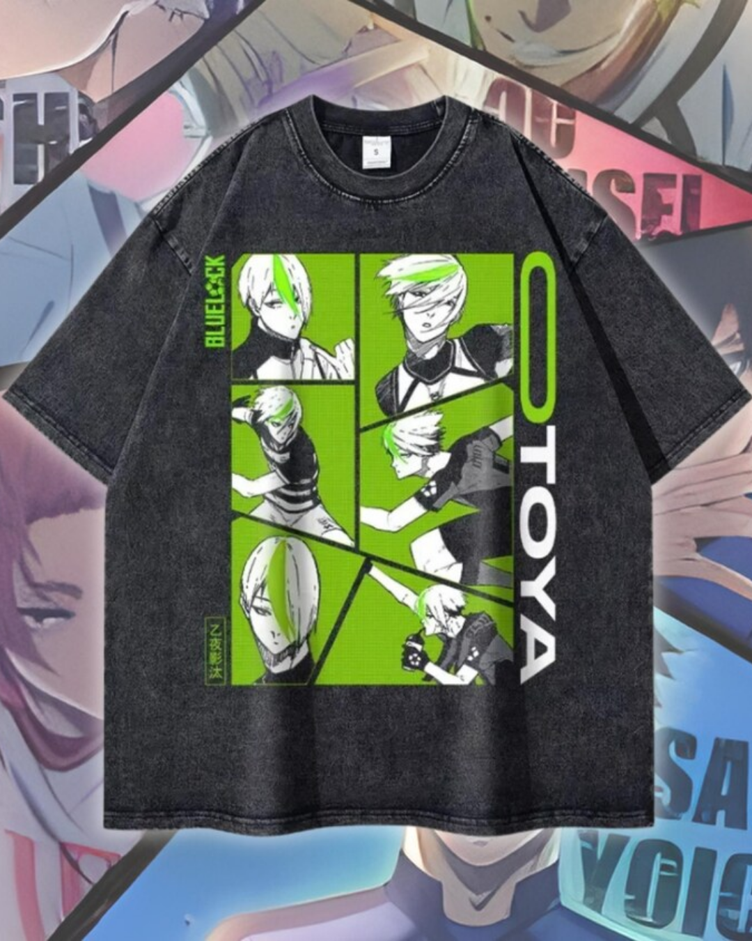 Anime Blue Lock Temalı Oversize Unisex T-Shirt