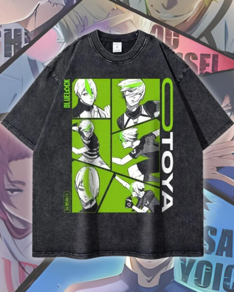 Anime Blue Lock Temalı Oversize Unisex T-Shirt