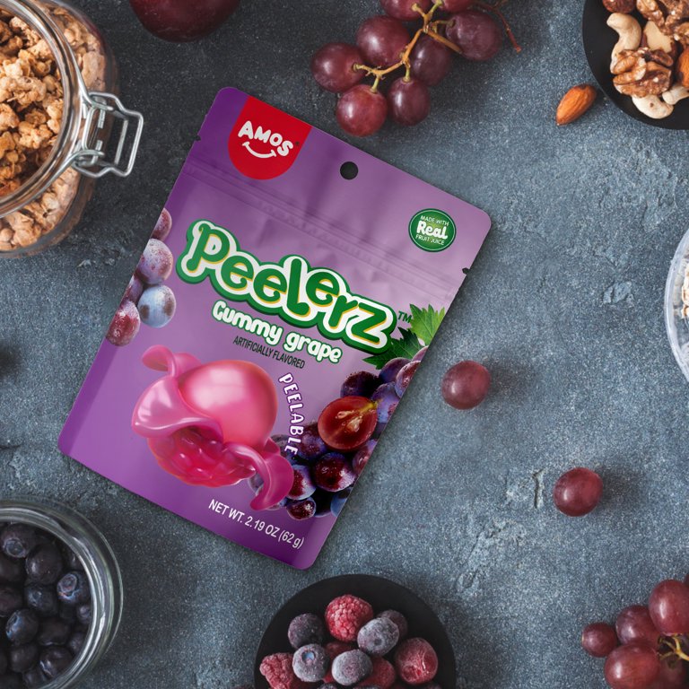 Amos Peelerz Gummy Grape