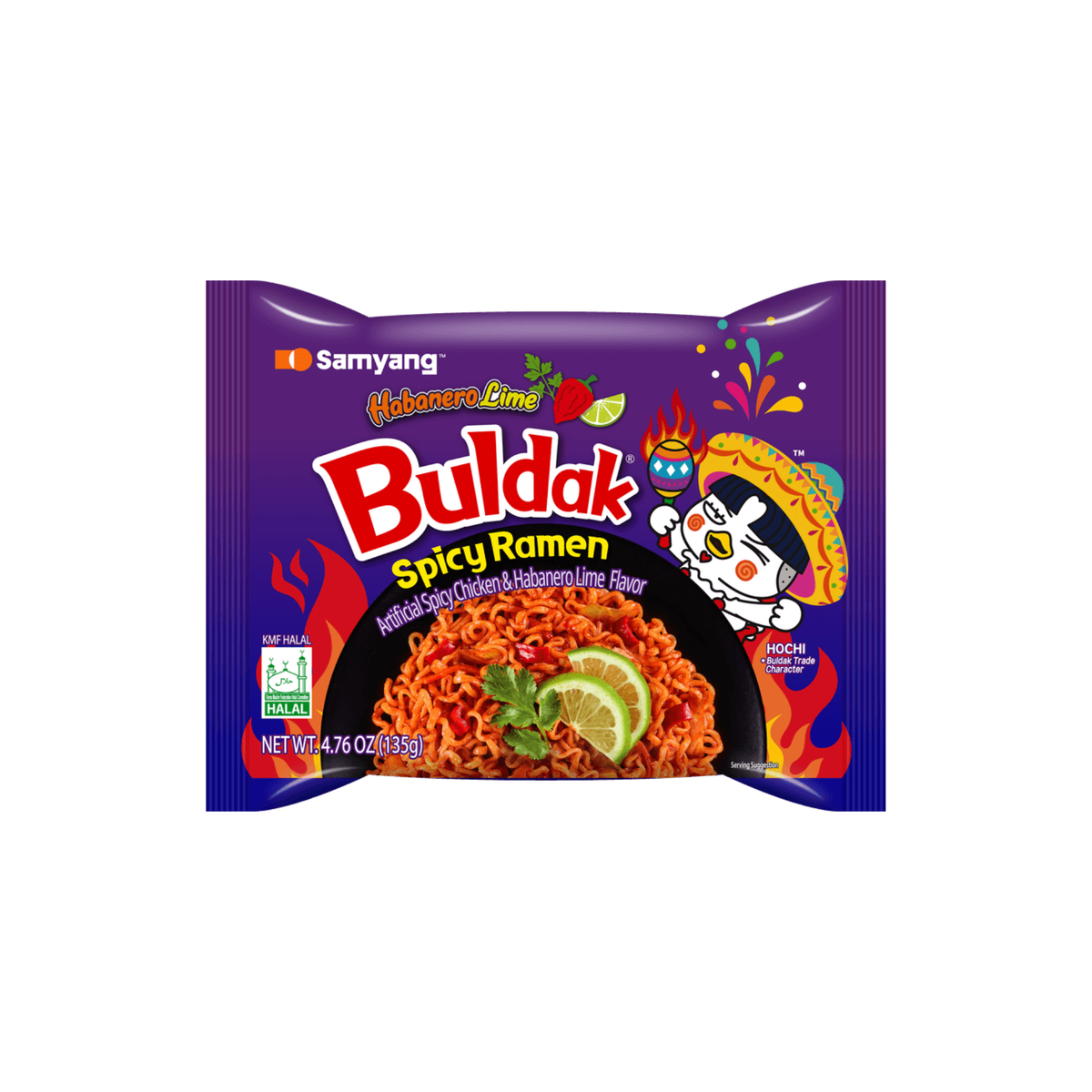 Samyang Buldak Chicken & Habanero Lime Flavour Spicy Ramen