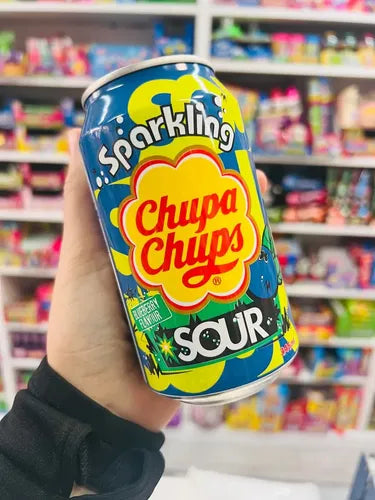 Chupa Chups Sparkling Sour Yaban Mersini Aromalı Gazlı İçecek