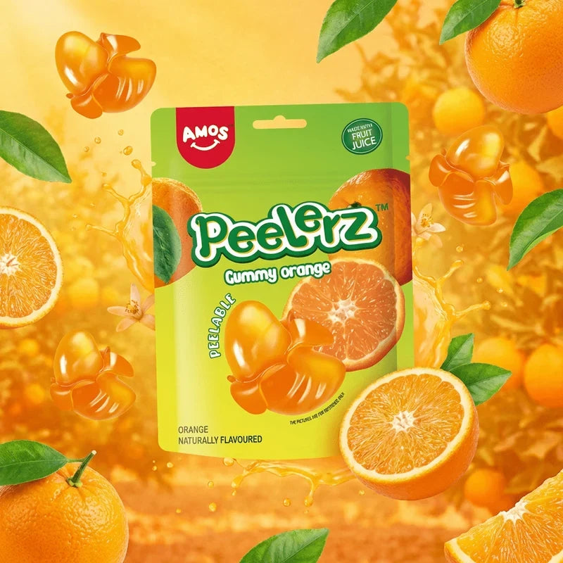 Amos Peelerz Gummy Orange