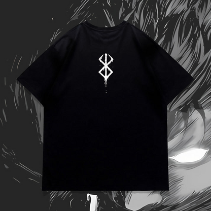 Guts Grey Armour Oversize Berserk T-Shirt