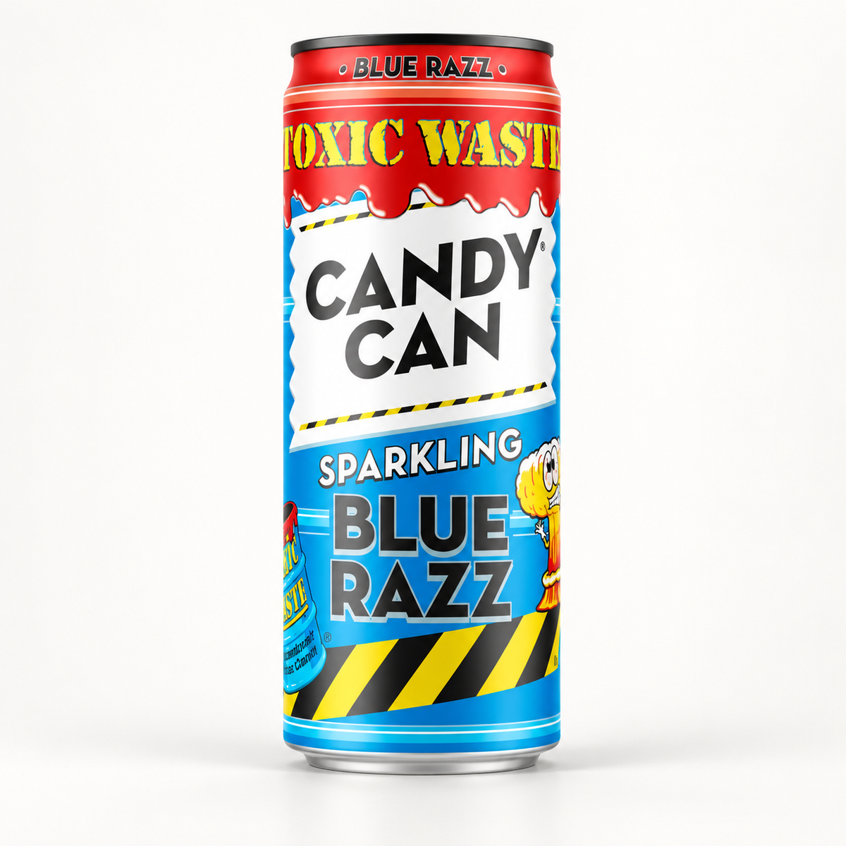 Toxic Waste Candy Can Sparkling Blue Razz Gazlı İçecek