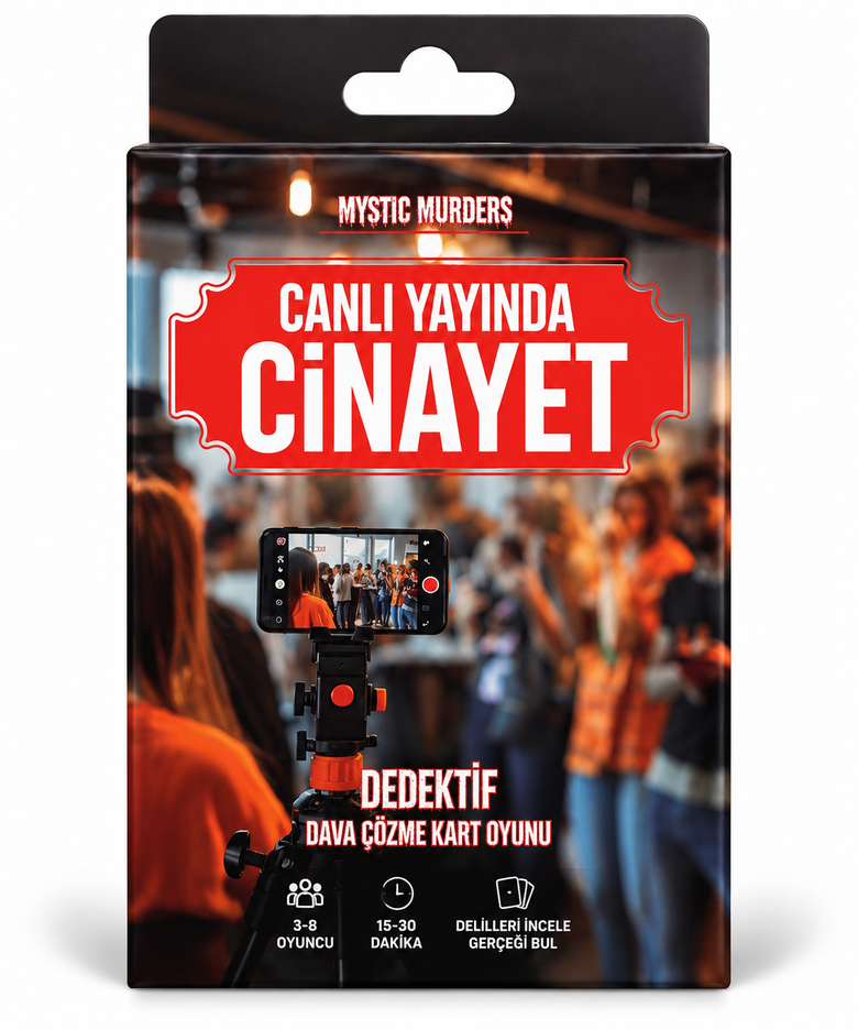 Mystic Murders – Canlı Yayında Cinayet Dedektif Kart Oyunu