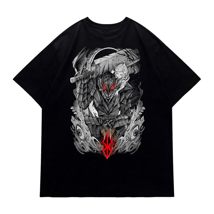 Guts Grey Armour Oversize Berserk T-Shirt