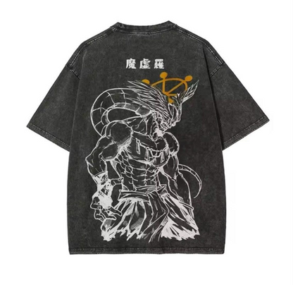 Anime Jujutsu Kaisen Temalı Oversize Unisex T-Shirt